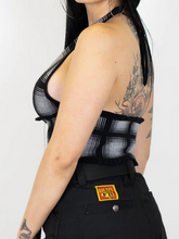FB County (Flannel Backless Halter Top)